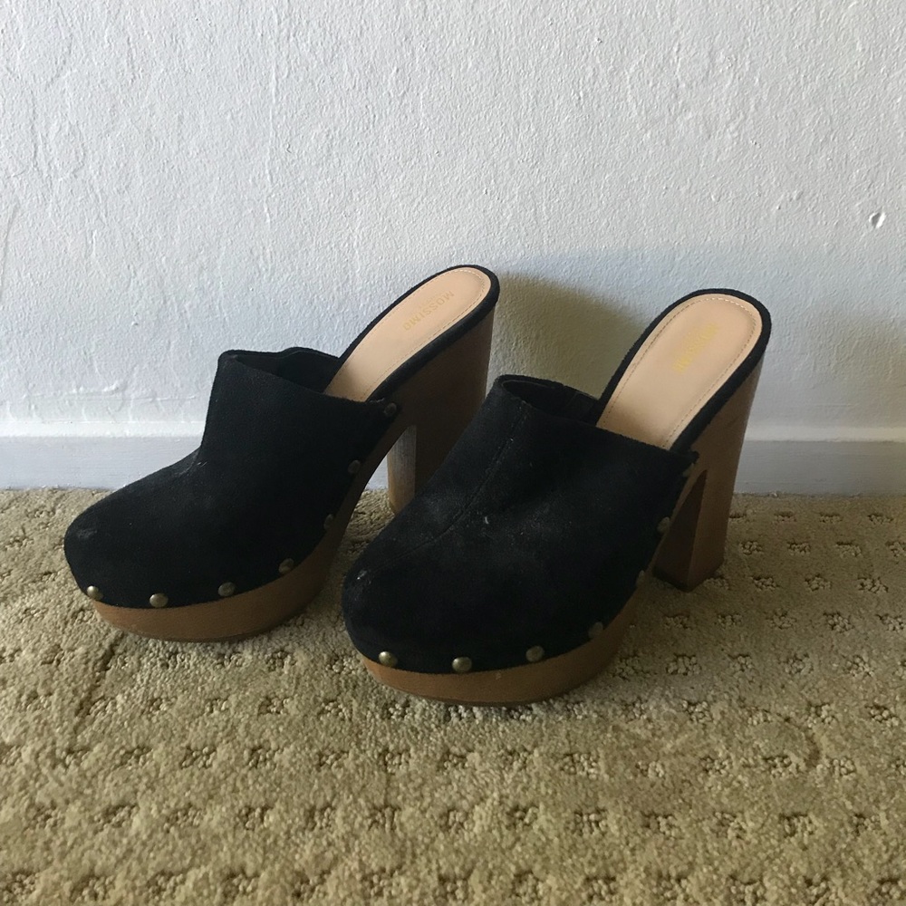 Mossimo Studded Heeled Mules/Clogs